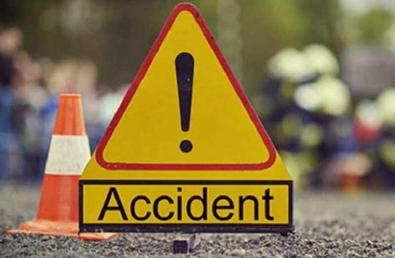 road accident sign