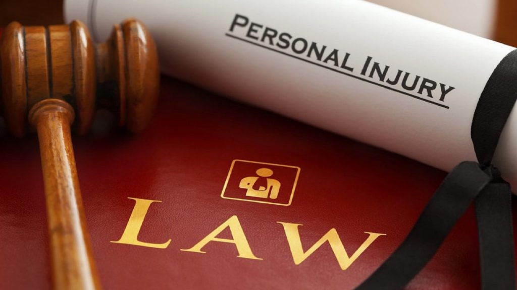 personal injury law gavel