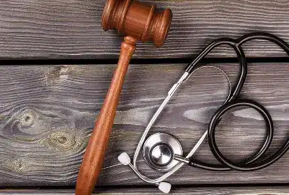 Gavel and stethoscope
