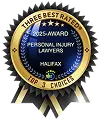 Won Award for Personal Injury Lawyers in Halifax for 2025