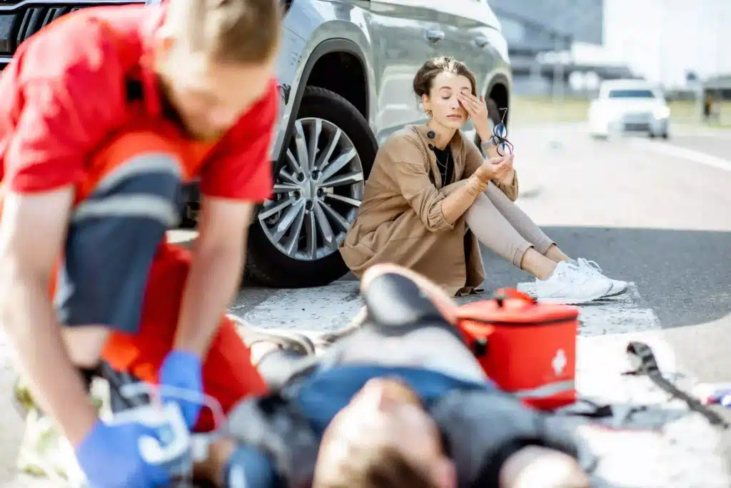 emergency care after the road accident